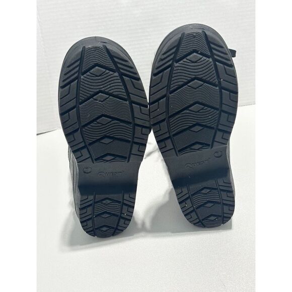 Quest Powder Winter Snow Boots Faux Fur Collar 3M Insulated Rubber Boots Black 7 - Picture 12 of 12